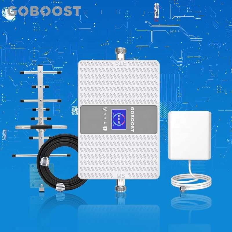 Goboost Dual Band 850 700 mhz Signal Amplifier CDMA LTE700 2g 3g 4g 70dB 21dBm CellPhone Network Mobile Signal Repeater Booster